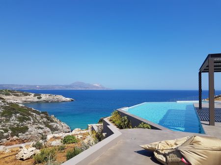 sea views and pool